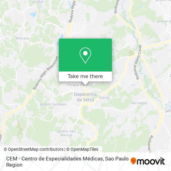 CEM - Centro de Especialidades Médicas map