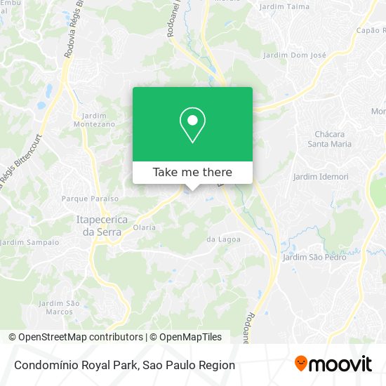 Condomínio Royal Park map