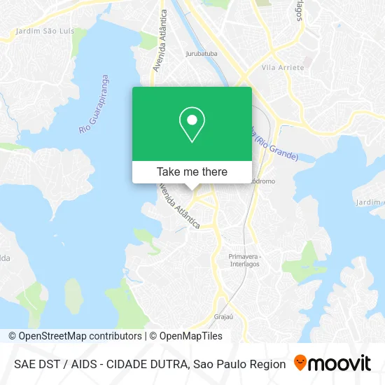Mapa SAE DST / AIDS - CIDADE DUTRA