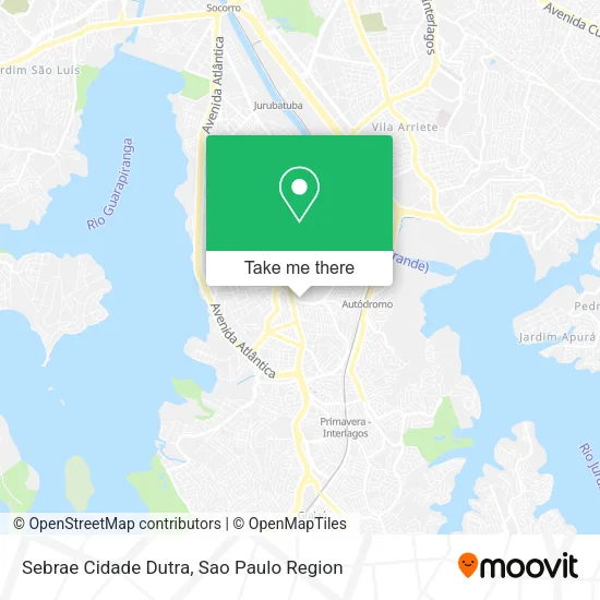 Sebrae Cidade Dutra map