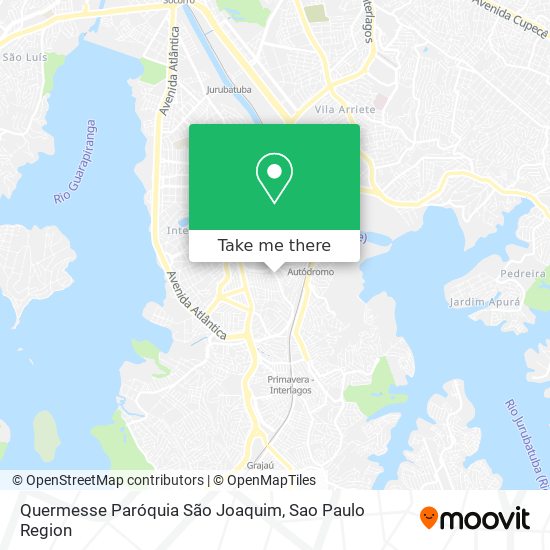 Mapa Quermesse Paróquia São Joaquim