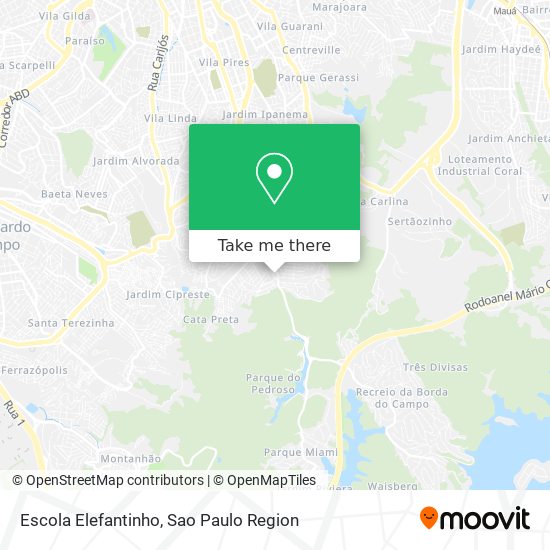 Escola Elefantinho map