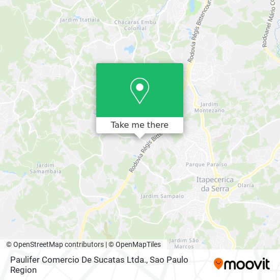 Paulifer Comercio De Sucatas Ltda. map
