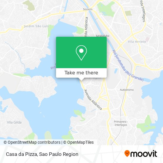 Casa da Pizza map