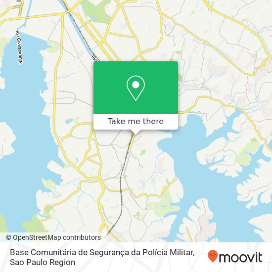 Base Comunitária de Segurança da Polícia Militar map