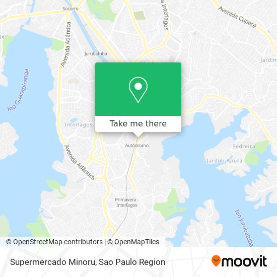 Supermercado Minoru map