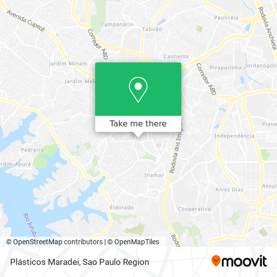 Plásticos Maradei map