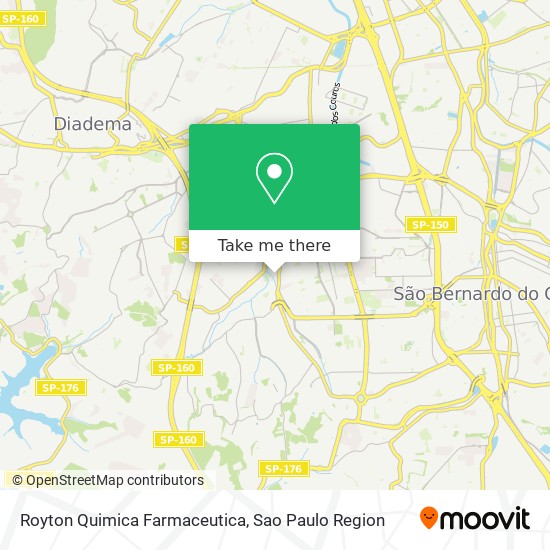 Royton Quimica Farmaceutica map