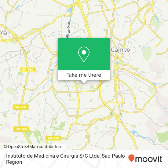 Mapa Instituto de Medicina e Cirurgia S / C Ltda