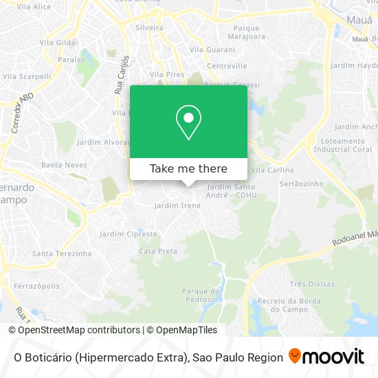 O Boticário (Hipermercado Extra) map
