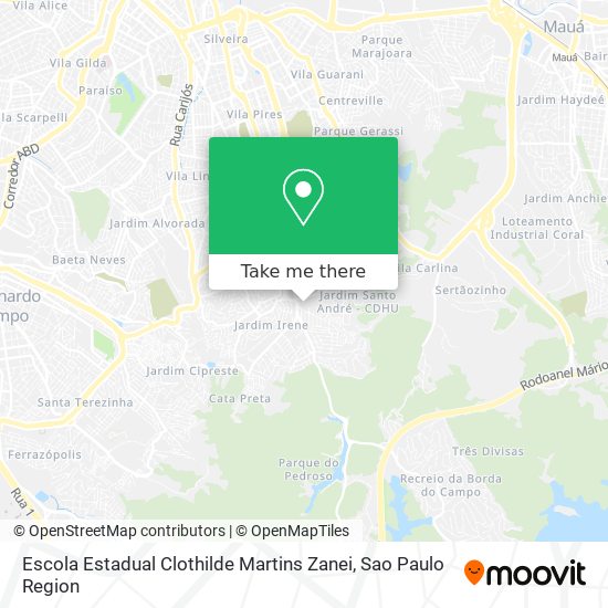 Escola Estadual Clothilde Martins Zanei map