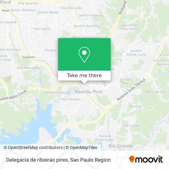 Delegacia de ribeirao pires map