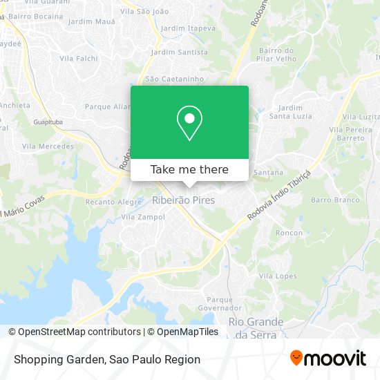 Mapa Shopping Garden