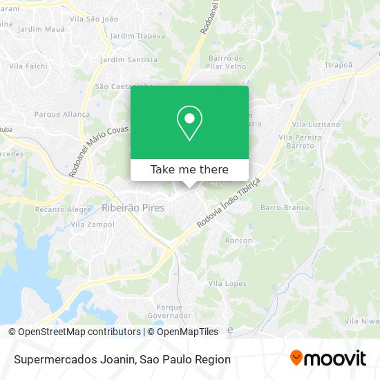 Supermercados Joanin map