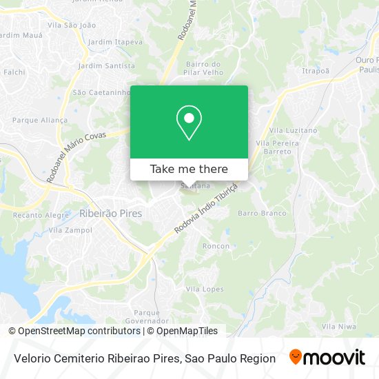 Velorio Cemiterio Ribeirao Pires map