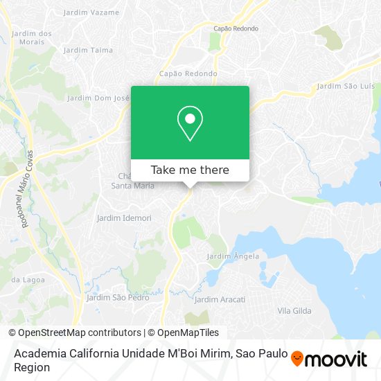 Academia California Unidade M'Boi Mirim map