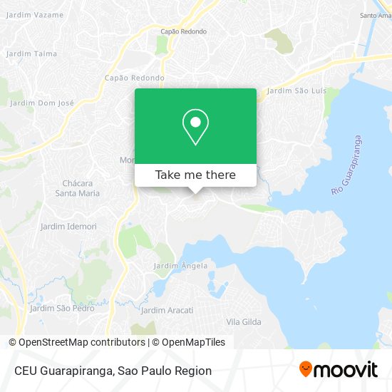 CEU Guarapiranga map