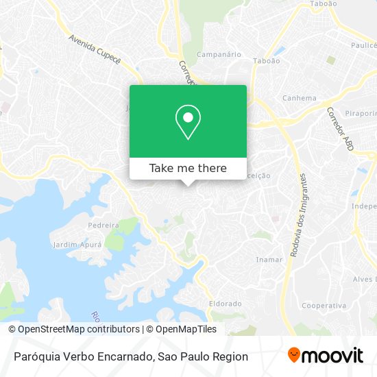 Paróquia Verbo Encarnado map