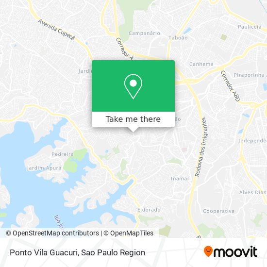 Ponto Vila Guacuri map
