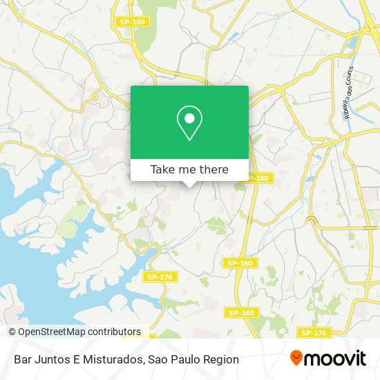 Bar Juntos E Misturados map