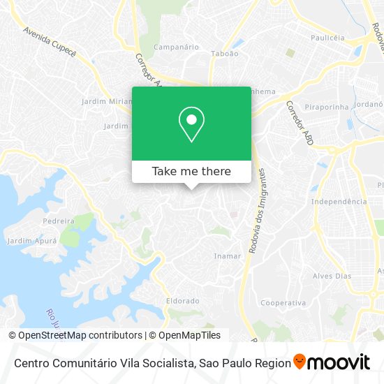 Centro Comunitário Vila Socialista map