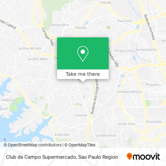 Mapa Club de Campo Supermercado