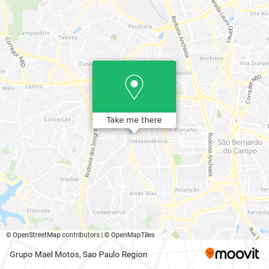 Mapa Grupo Mael Motos
