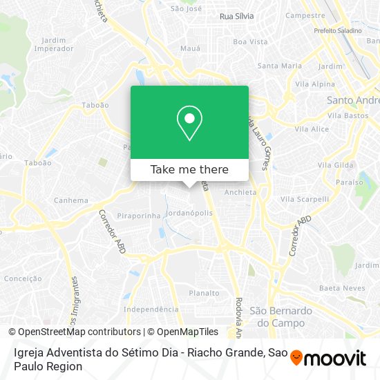 Igreja Adventista do Sétimo Dia - Riacho Grande map