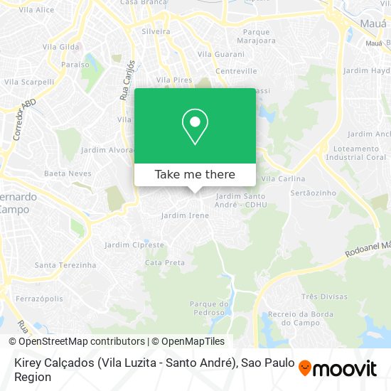 Kirey Calçados (Vila Luzita - Santo André) map