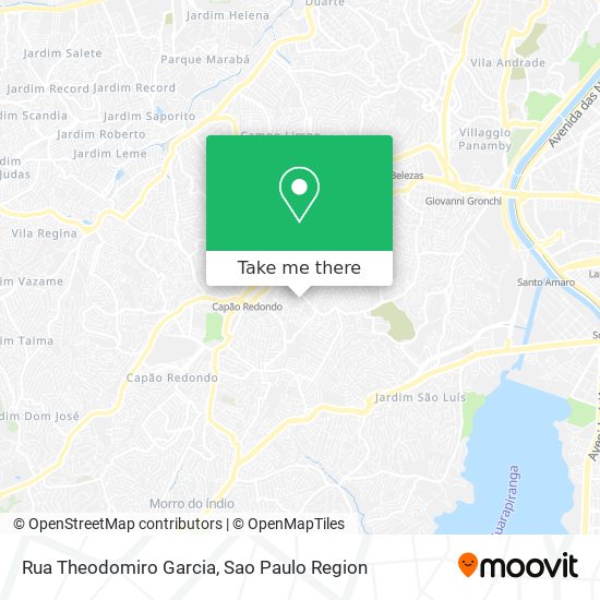 Rua Theodomiro Garcia map