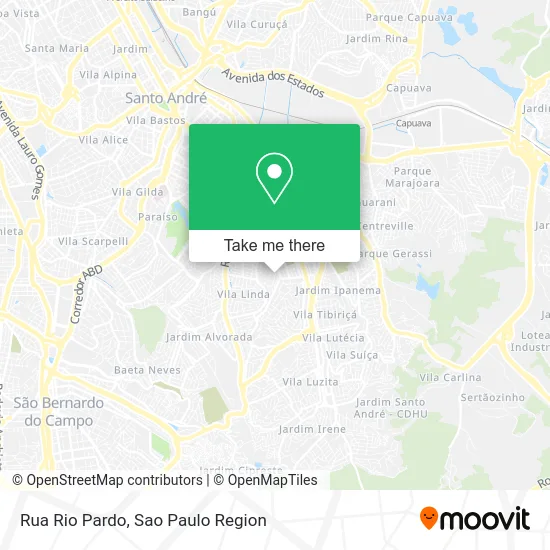 Rua Rio Pardo map