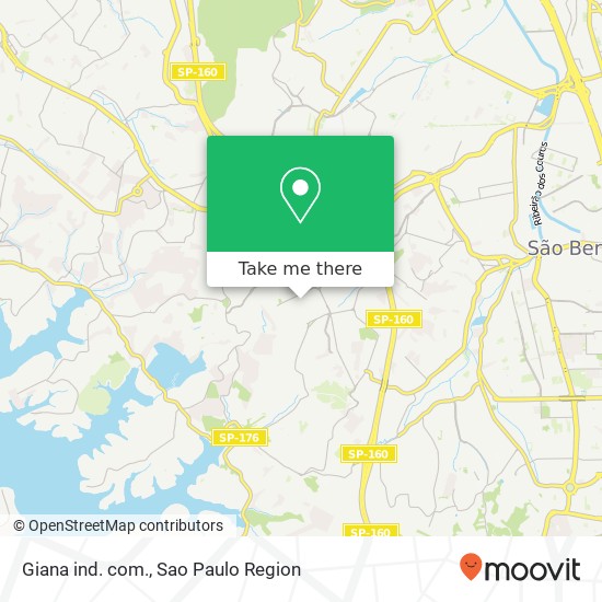Mapa Giana ind. com.