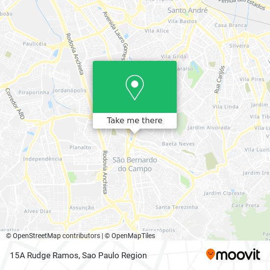 15A Rudge Ramos map