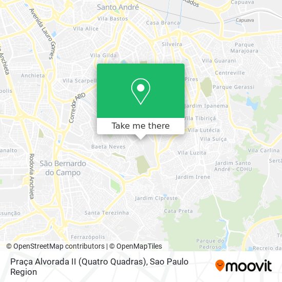 Praça Alvorada II (Quatro Quadras) map