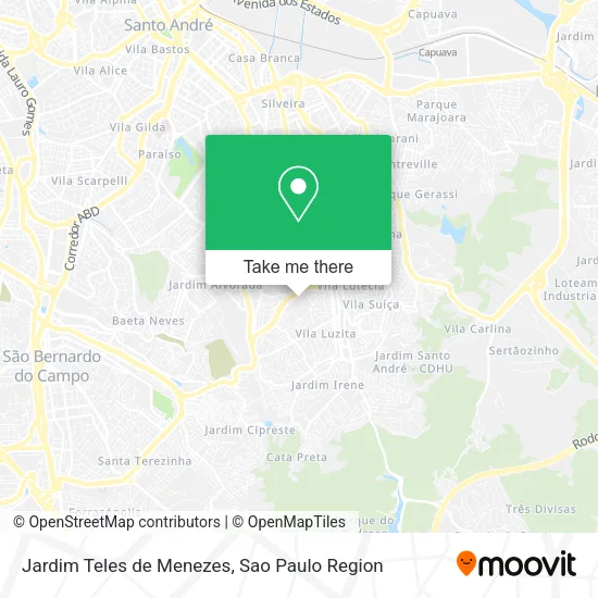 Jardim Teles de Menezes map
