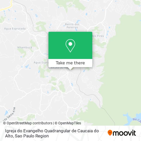 Igreja do Evangelho Quadrangular de Caucaia do Alto map