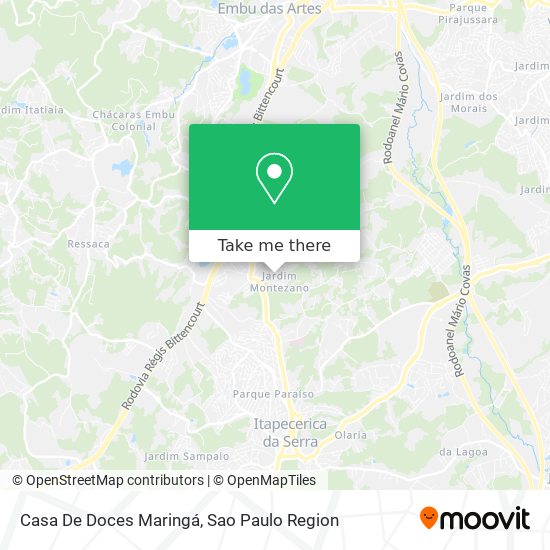 Casa De Doces Maringá map