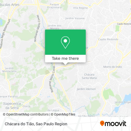 Chácara do Tião map