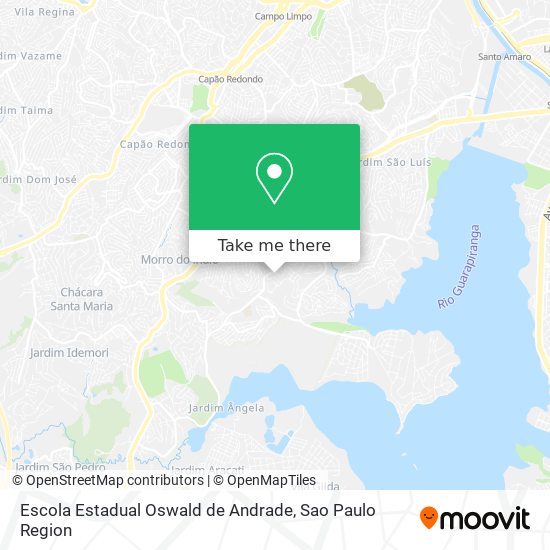 Mapa Escola Estadual Oswald de Andrade