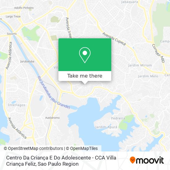 Centro Da Criança E Do Adolescente - CCA Villa Criança Feliz map