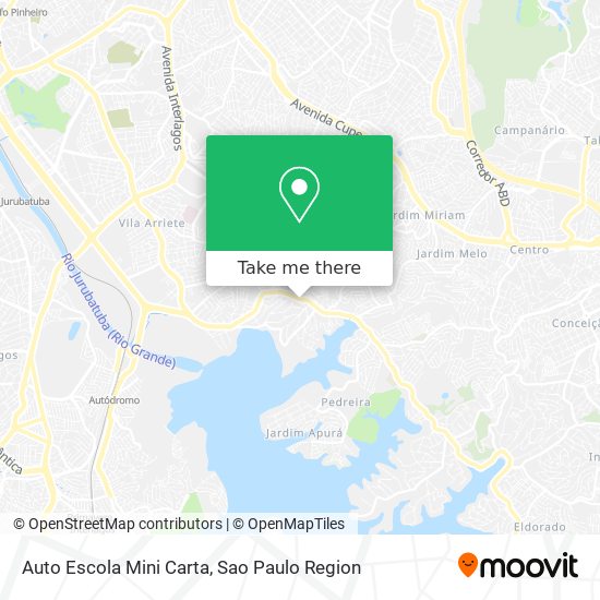 Auto Escola Mini Carta map