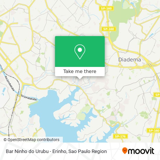 Mapa Bar Ninho do Urubu - Erinho