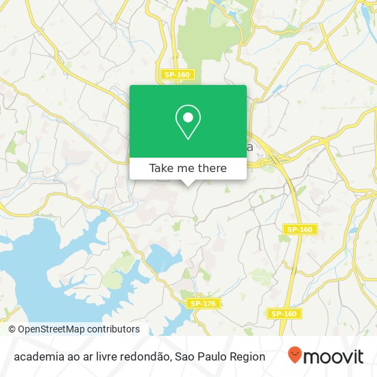 academia ao ar livre redondão map