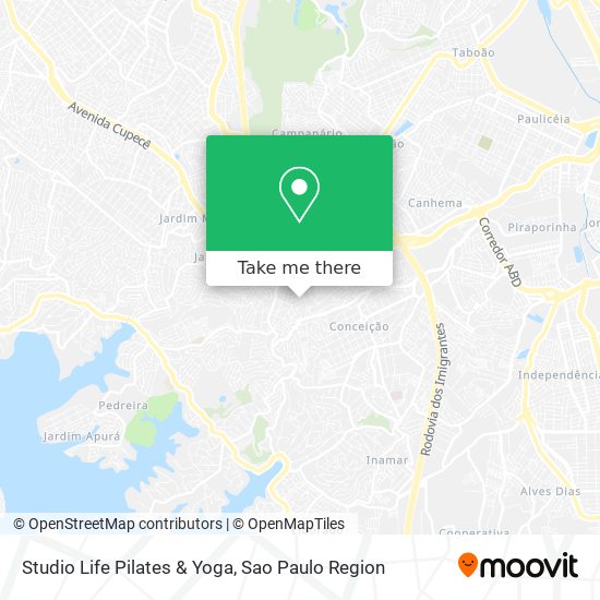 Studio Life Pilates & Yoga map