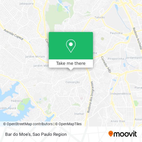 Bar do Moe's map
