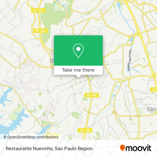 Mapa Restaurante Nuevinho