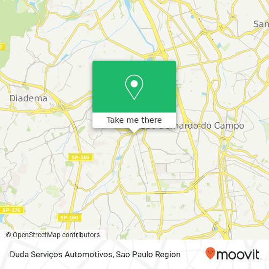 Duda Serviços Automotivos map