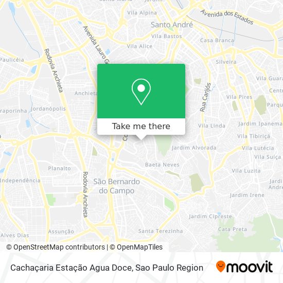 Cachaçaria Estação Agua Doce map
