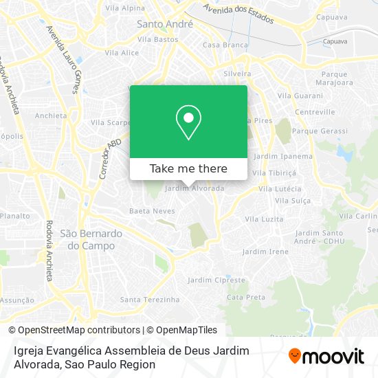 Igreja Evangélica Assembleia de Deus Jardim Alvorada map