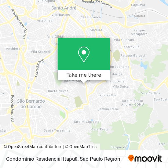 Mapa Condomínio Residencial Itapuã